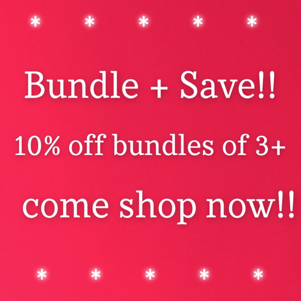 10% off bundles of 3+